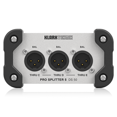 KLARK TEKNIK DS 50 Pasif 1-Giriş/5-Çıkış Sinyal Splitter (Geniş Dinamik Aralık)